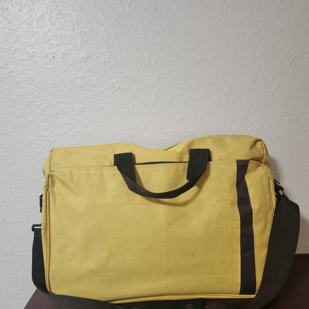 Yellow Canvas Men's Bag - Picture 1 of 1